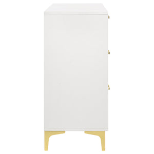 Karena - Rectangular 6 Drawer Dresser - White