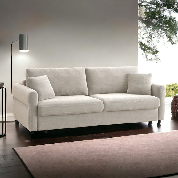 Haran Fabric Pull-Out Sleeper with Storage