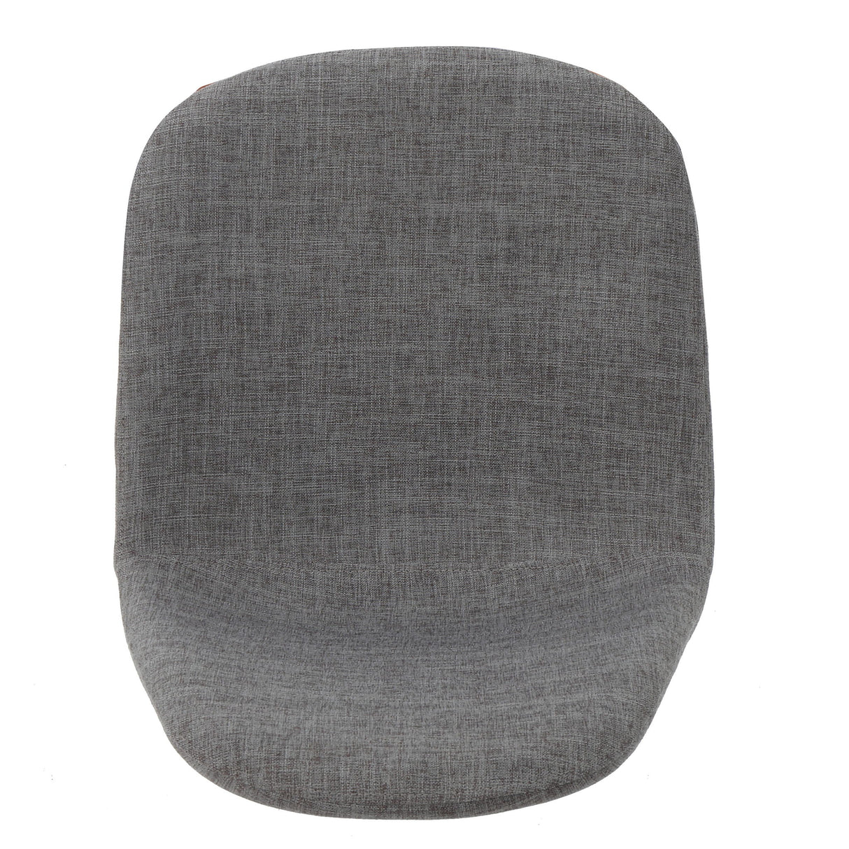 Modern Minimalist Fabric Dining Chair With Iron Legs