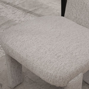 Armless Curved Back Accent Chairs