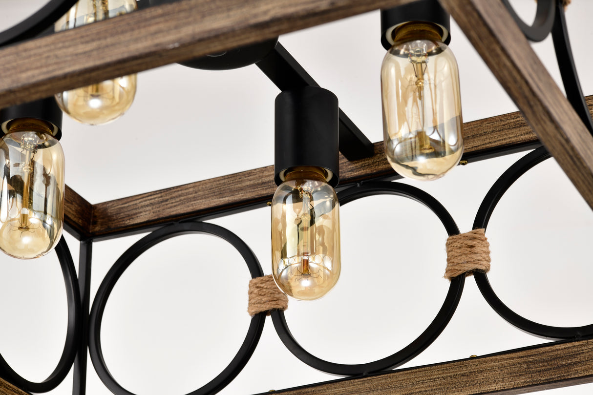 4-Light Square Kitchen Island Lights