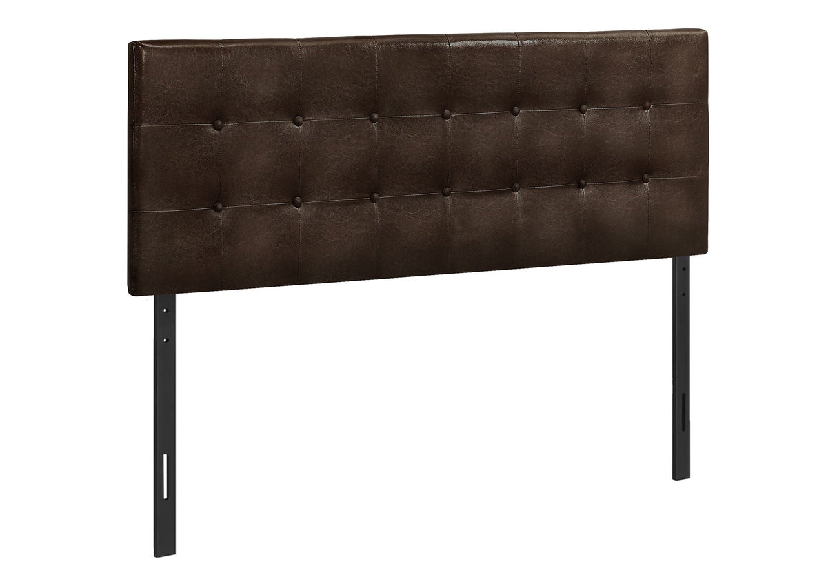 Queen Size, Bed Headboard Only, Upholstered, Transitional - Brown - Best Buy Furniture