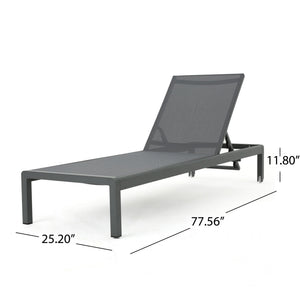 Outdoor Patio Chaise Lounge With 5 Reclining Positions - Best Buy Furniture