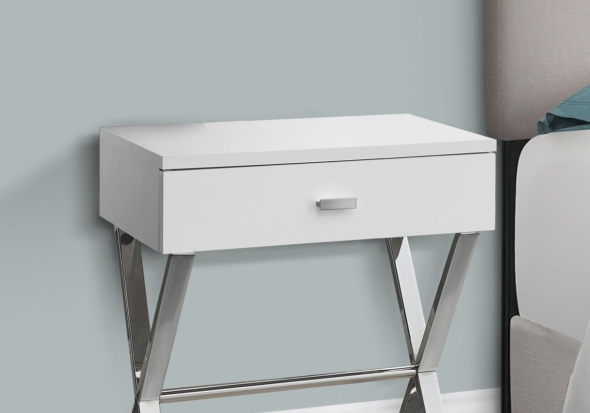 Accent Side X Table, Storage Drawer, Contemporary & Modern - Best Buy Furniture