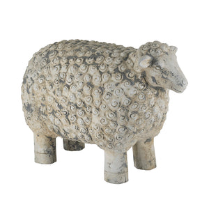 25.5x13x18" Magnesium Sheep Figurine with Weathered Finish