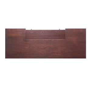 41.35"H Bar Table or Wine Cabinet - Brown Antique