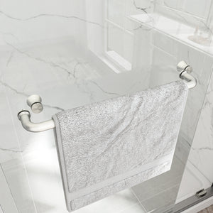 Brushed Nickel Reversible Installation Double Bypass Sliding Shower Door