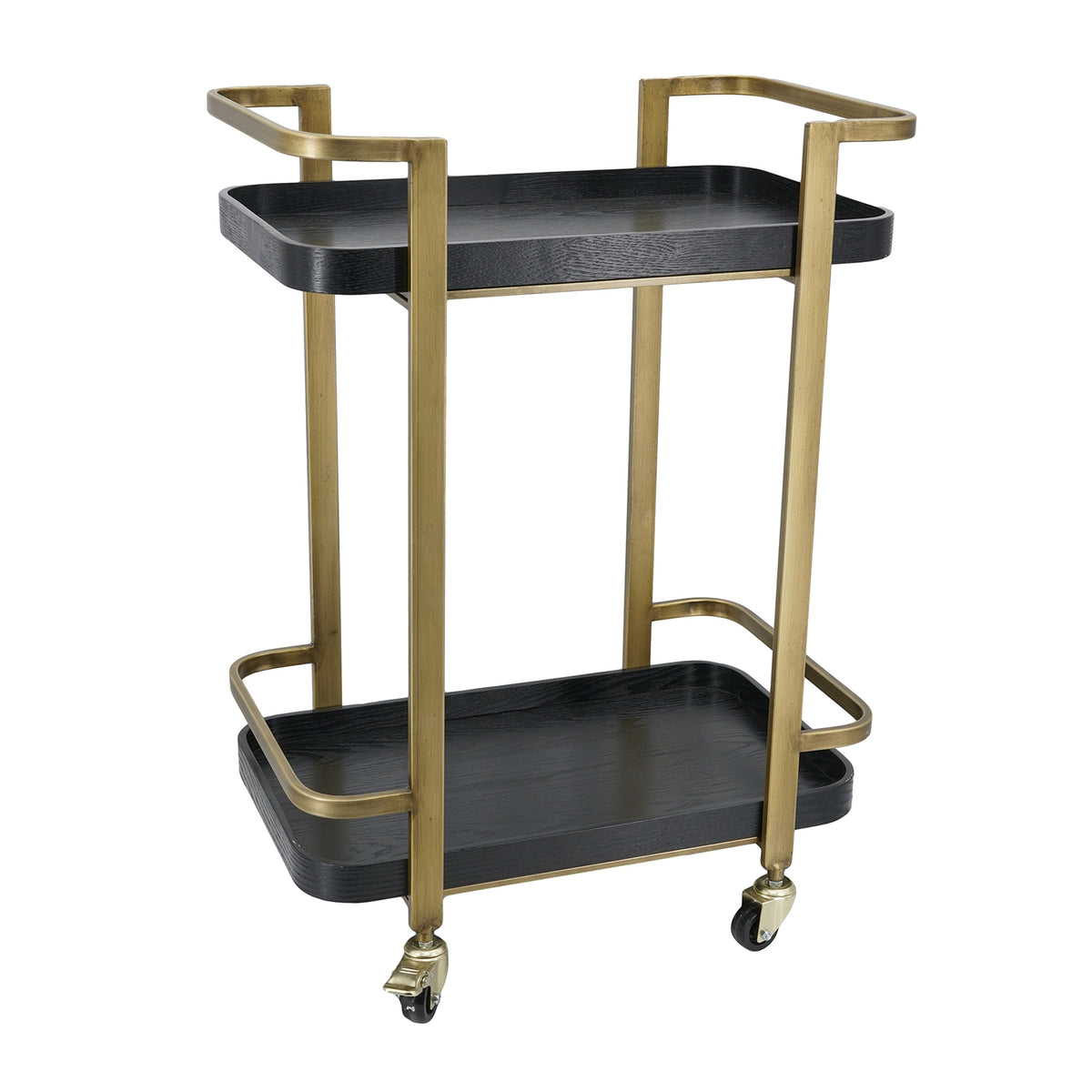 23.8" x 15.2" Metal Bar Cart