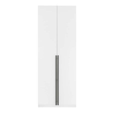 Lee - Free Standing Wardrobe Closet With Drawers And Shelves