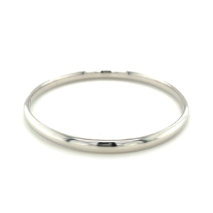 Classic Bangle in 14k White Gold (5.0mm)