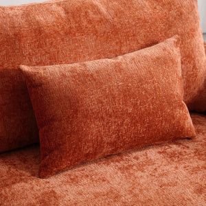 Mid Century Modern Fabric Loveseat Sofa, 2 Seat Upholstered Couch