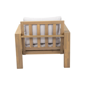 Stylish Outdoor Chair Set With Cushions For Garden (Set of 2)