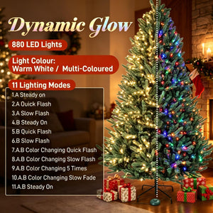 9 FT Prelit Colorado Christmas Tree