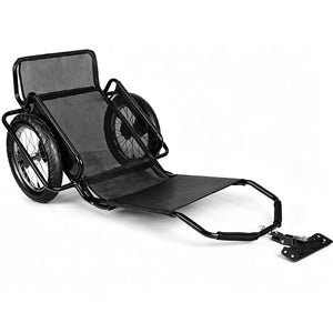 Heavy-Duty Bike Cargo Trailer with Steel Frame – 320 lb Load Capacity