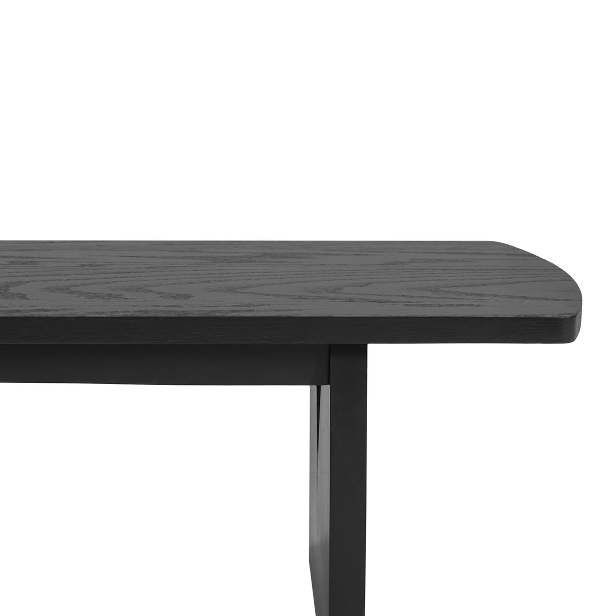 Black Modern Dining Bench
