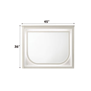 Laveda - Mirror With LED - White - Best Buy Furniture