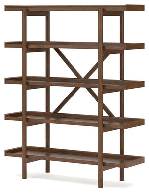 Lyncott - Bookcase - Brown - Best Buy Furniture