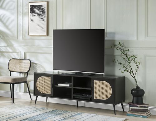 Colson - TV Stand - Black - Best Buy Furniture