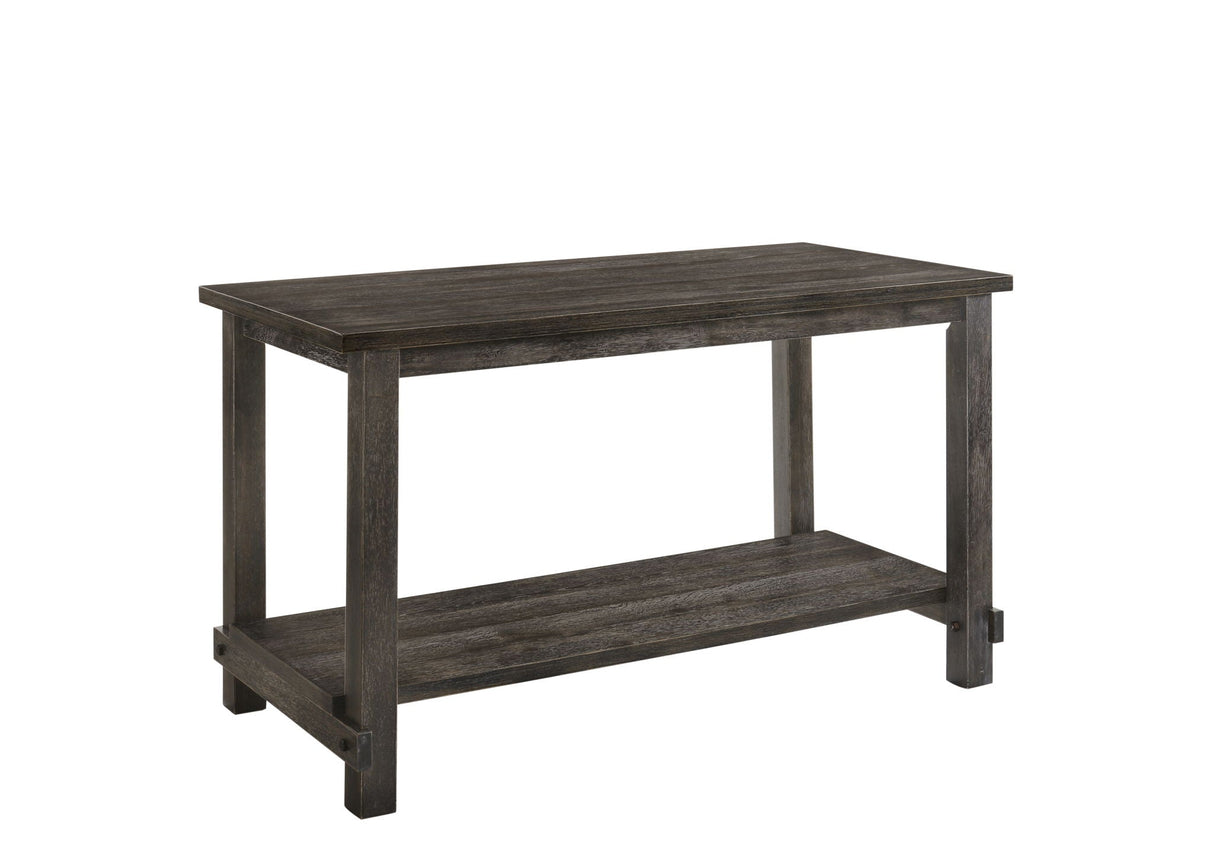 Martha II - 7 Pieces Counter Height Dining Room Set - Gray - Best Buy Furniture