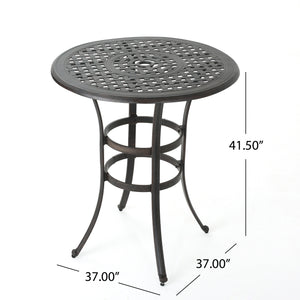 Cast Aluminium Bar Table