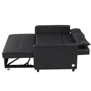 Convertible Sleeper Sofa Bed With 3 USB Ports