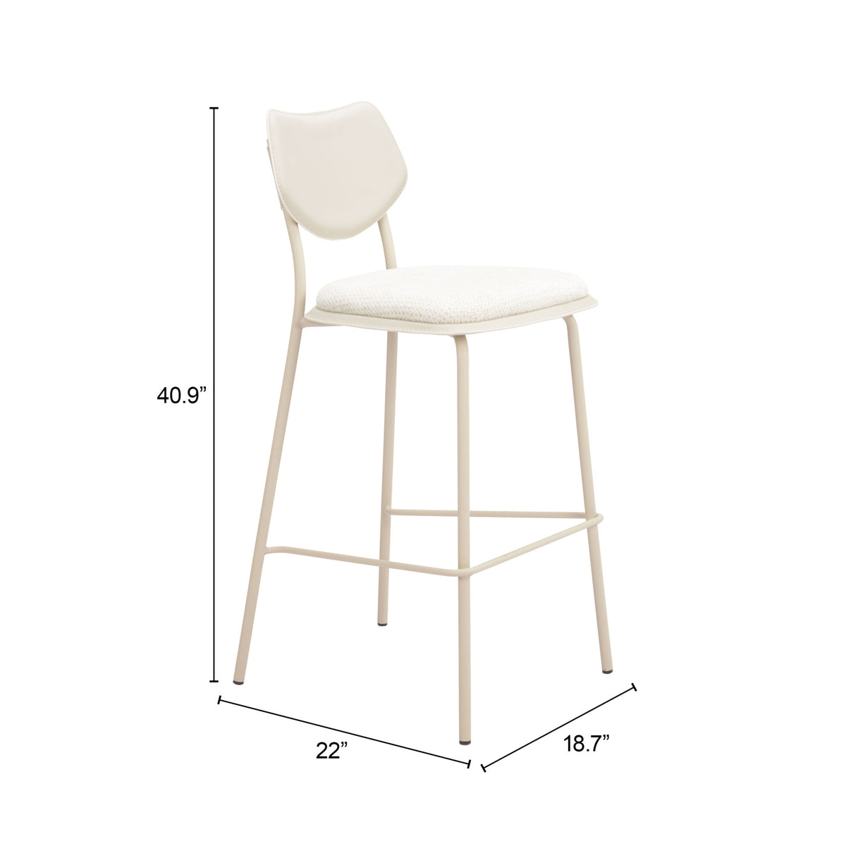 Zuo Modern Zeal Barstool (Set of 4)