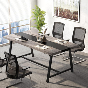 Modern Rectangular Conference Table For 6 - 8 People