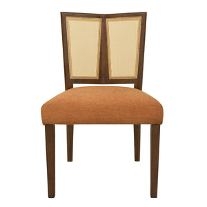 Mid Century Rattan Dining Chair Without Arms Set - Best Buy Furniture