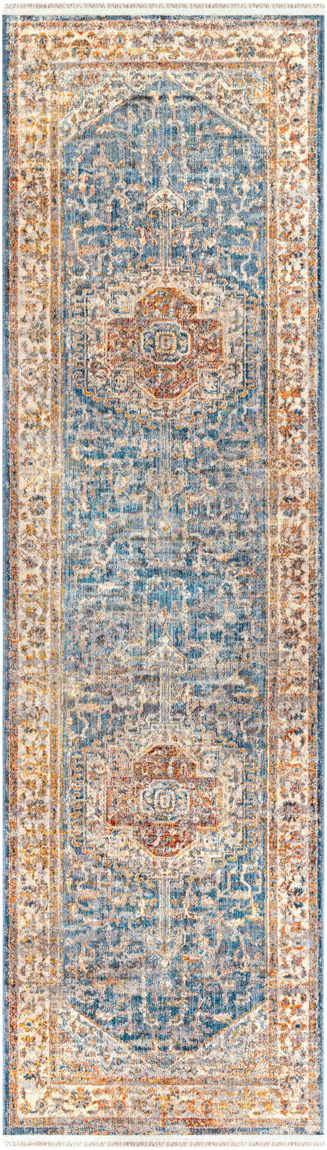 Solana Distressed Medallion Area Carpet - Clearance