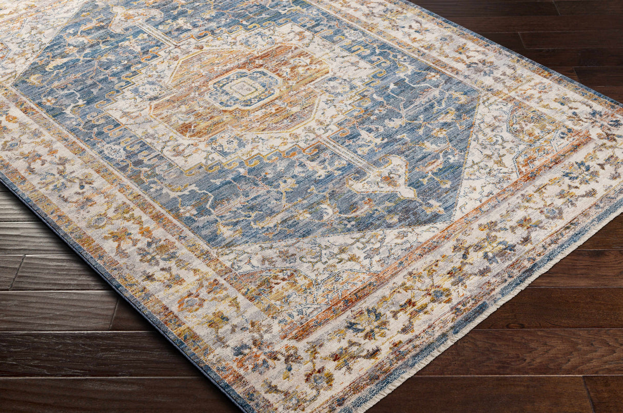 Solana Distressed Medallion Area Carpet - Clearance