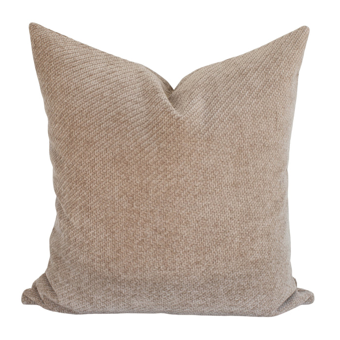 Laurel and Blush Banks Throw Pillow