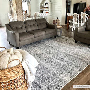 Boutique Rugs Barny Gray Blue Washable Rug - view 5