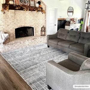Boutique Rugs Barny Gray Blue Washable Rug - view 7