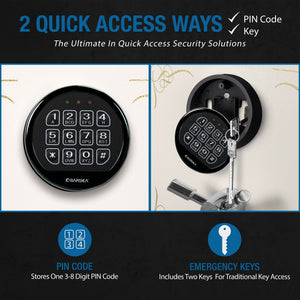 BARSKA Keypad Fireproof Jewelry Safe with Digital Lock - view 10