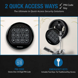BARSKA Keypad Fireproof Jewelry Safe with Digital Lock - view 2