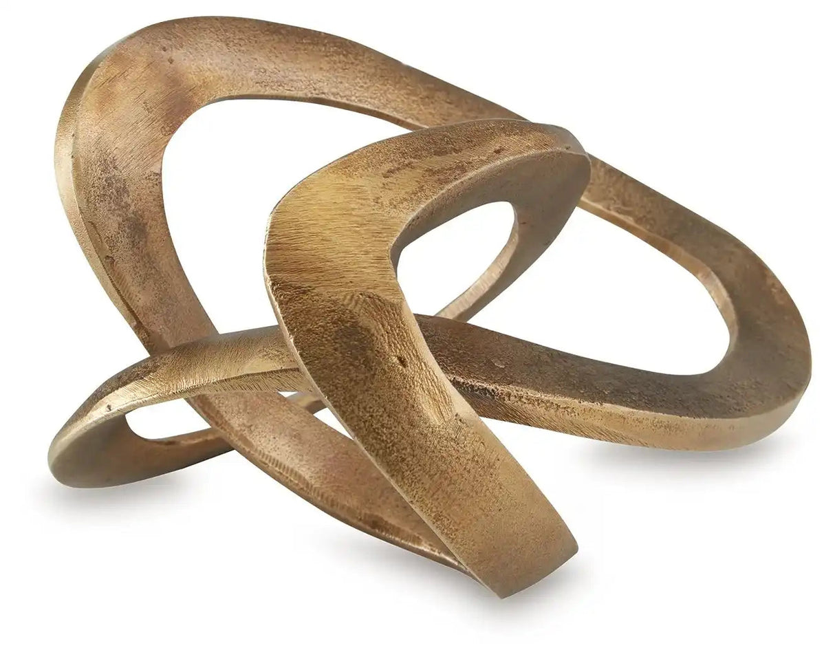 Dunnruck - Sculpture - Antique Brass Finish - Best Buy Furniture