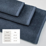 Cotton Textured Bath Towel Set - Acacia Collection