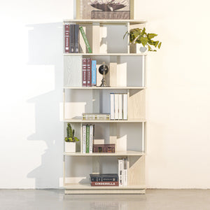 Modern 5 Tier Open Storage Bookcase