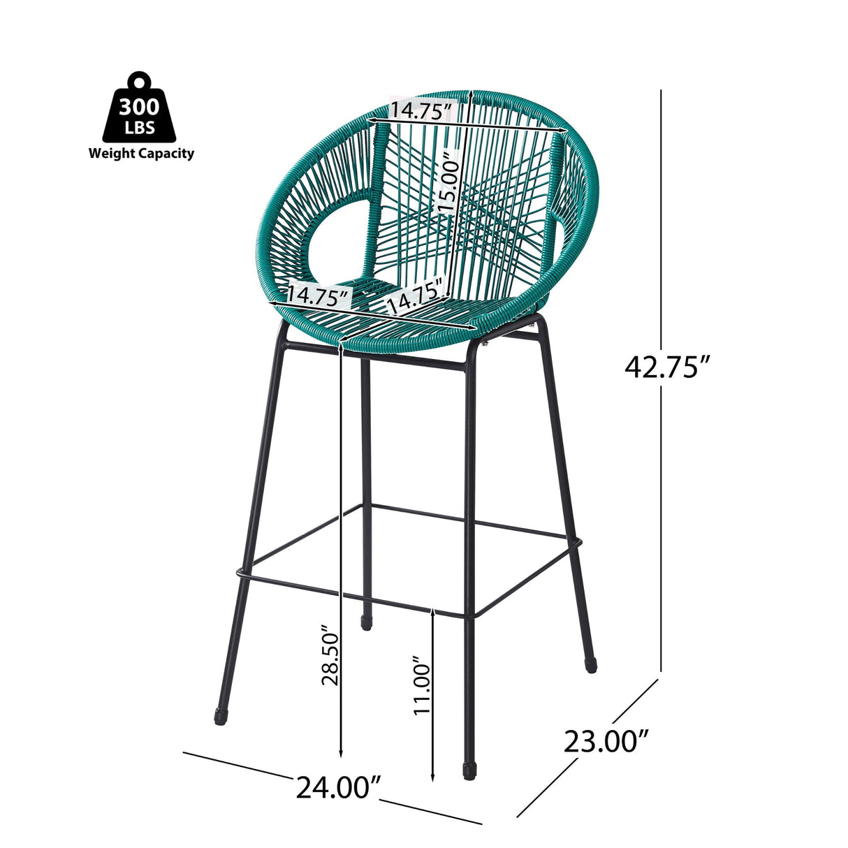 Ferrara - Outdoor Patio Barstool (Set of 2) - Best Buy Furniture