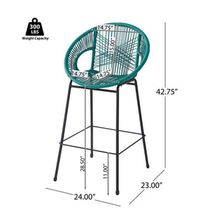 Ferrara - Outdoor Patio Barstool (Set of 2) - Best Buy Furniture