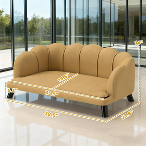 Coffee Pearl Design Pet Sofa