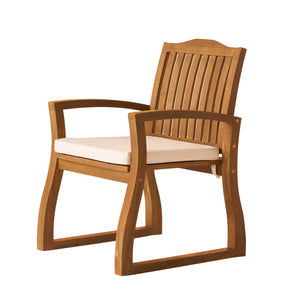 9-Piece Acacia Wood Outdoor Patio Dining Set