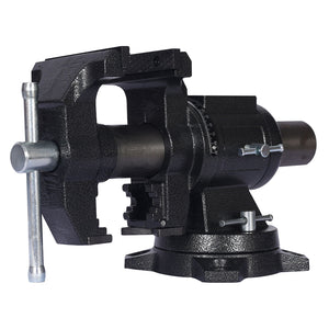 Heavy Duty 5" Multi Jaw Rotating Bench Vise With 360 Degree Swivel Base And Head