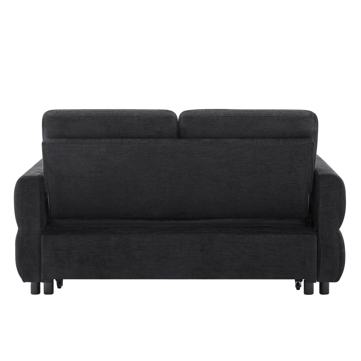 Convertible Sofa Bed Loveseat With Adjustable Backrest And USB Ports