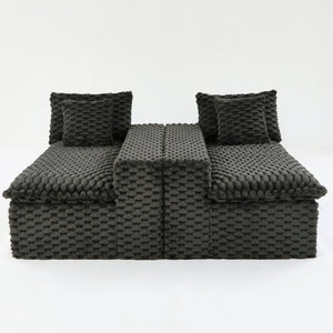 Multifunctional Sofa, Side-By-Side Or Facing Each Other