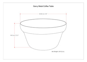 Garvy - Coffee Table - Rustic Bronze
