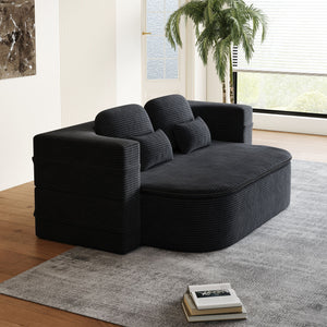 2 In 1 Foldable Sofa Bed With Multi Functional Blanket
