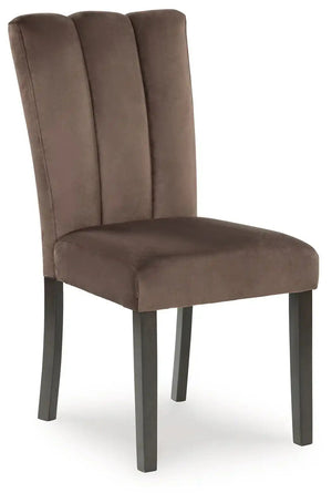 Jeshina - Dining Upholstered Side Chair (Set of 2) - Mocha - Best Buy Furniture