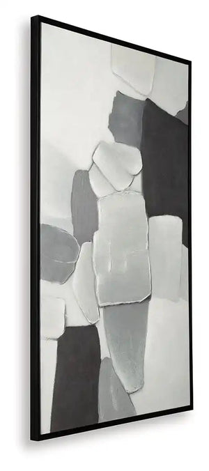 Adilson - Wall Art - White / Gray / Black - Best Buy Furniture