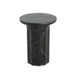 Outdoor Lightweight Concrete BMarble Effect Side Table, Living Room End Table - Black / Marble - Best Buy Furniture